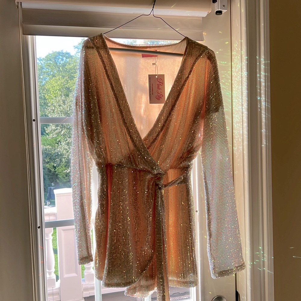 Sequinned jumpsuit